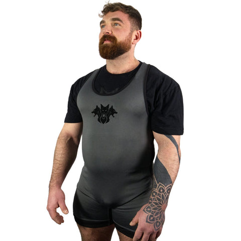 Image of Men's Powerlifting Singlet (Grey)