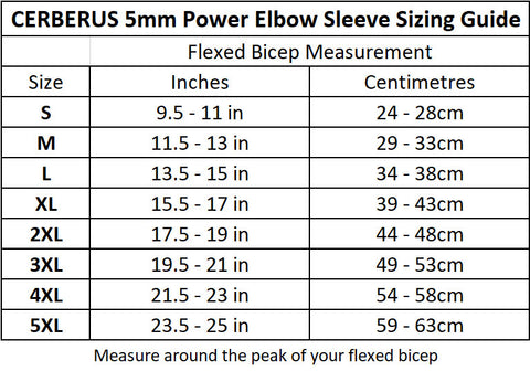 Image of 5mm POWER Elbow Sleeves No I