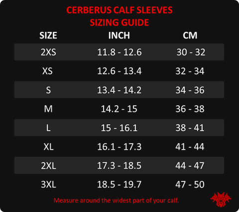 Image of 5mm Neoprene Calf Sleeves