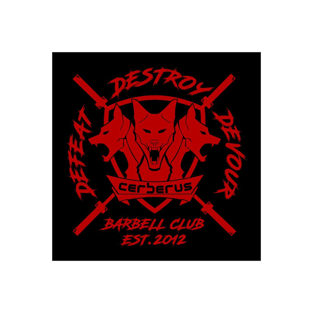 CERBERUS Barbell Club (Black) Banner