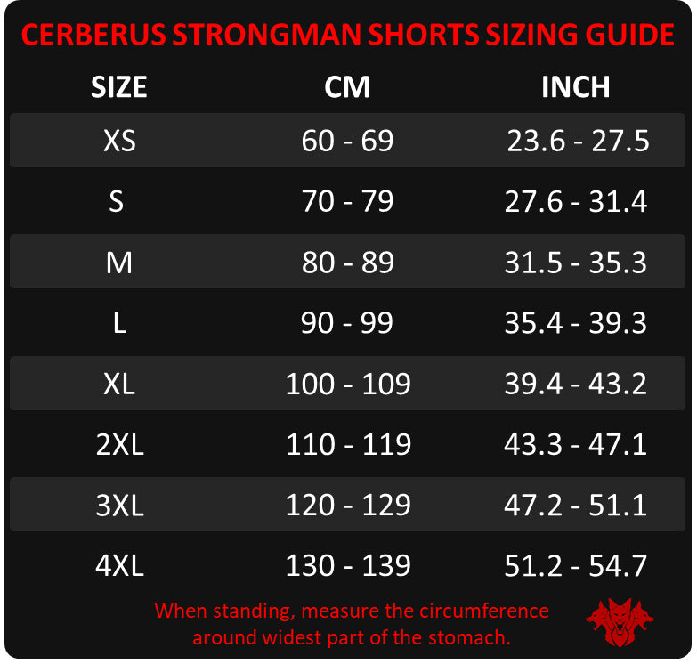 Strongman Shorts Black (2.5mm Neoprene)