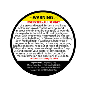 SubZero Muscle Rub