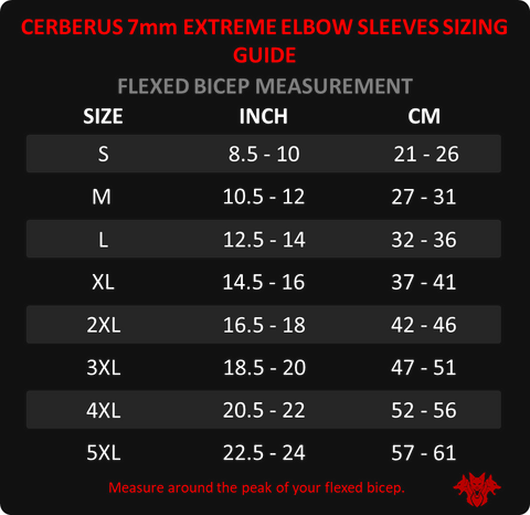 Image of 7mm EXTREME Elbow Sleeves