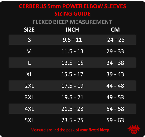 Image of 5mm POWER Elbow Sleeves
